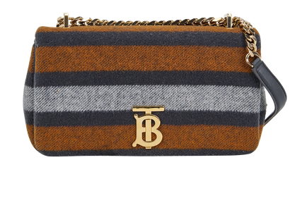 Small Lola Crossbody, £450, Handbags, Grey/Tan, Wool, Front view